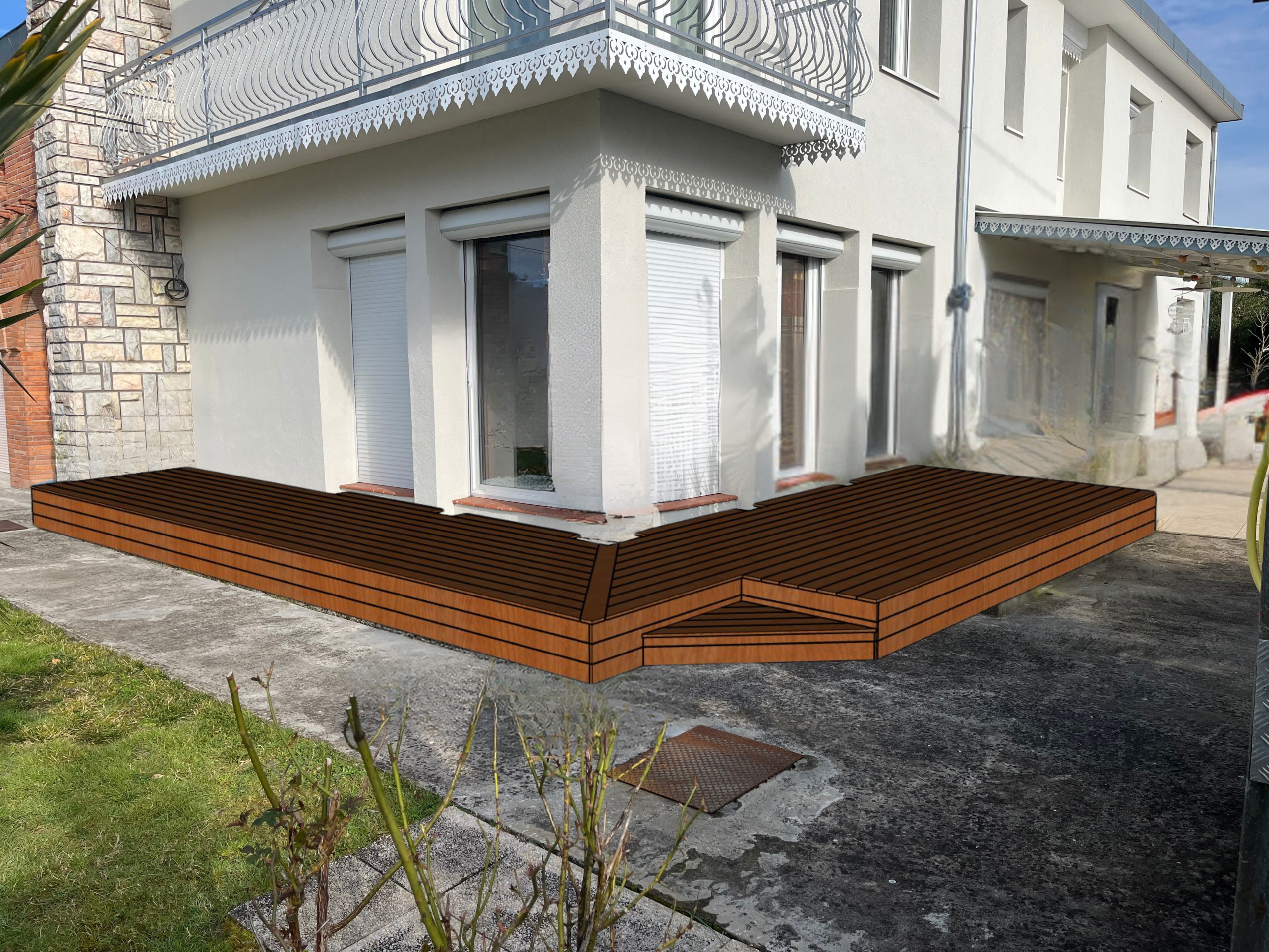 Terrasse bois Pin