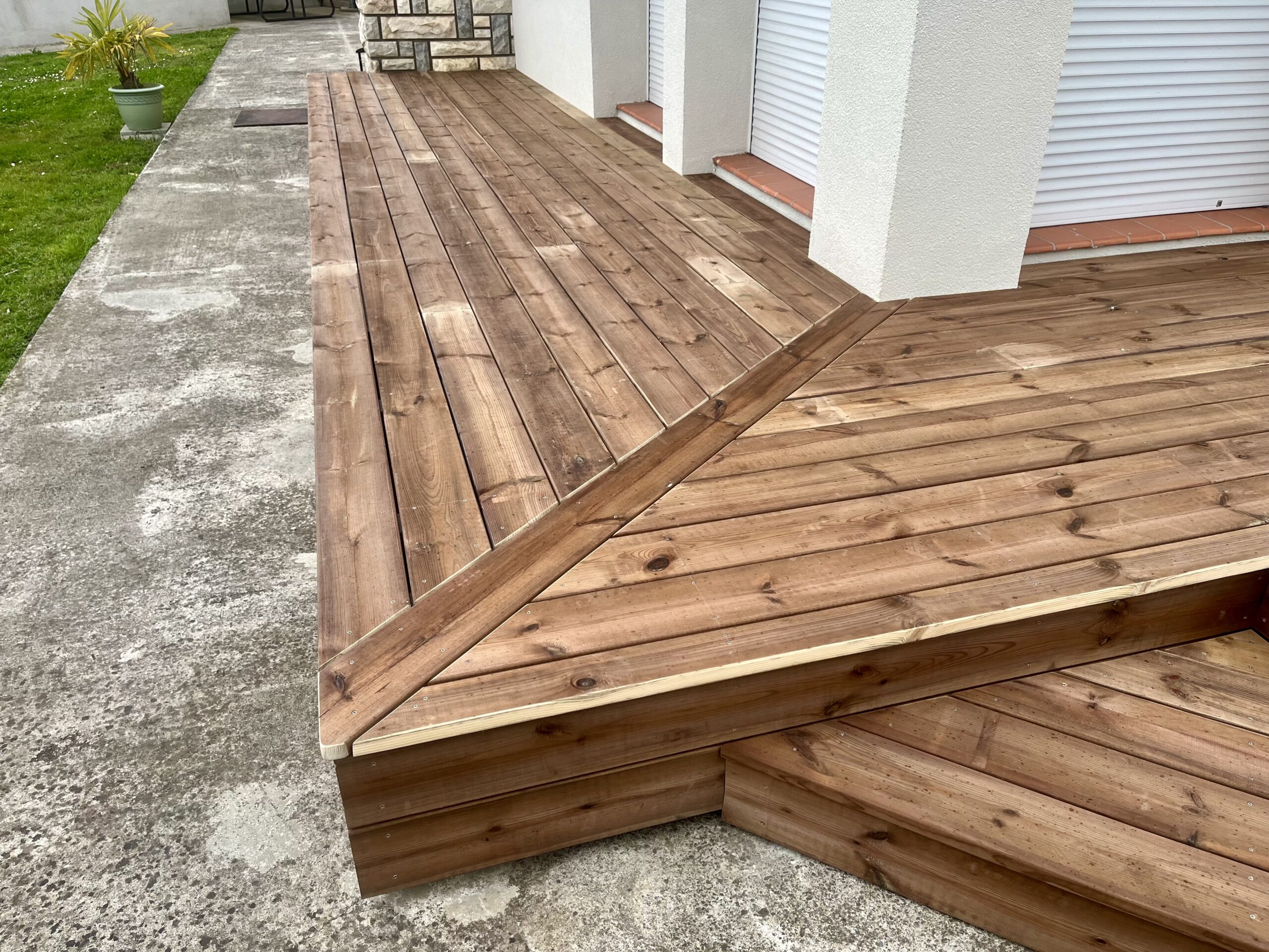 Terrasse bois Pin